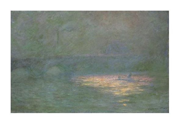 Claude Monet Fine Art Open Edition Gicl&eacute;e:"Waterloo Bridge"