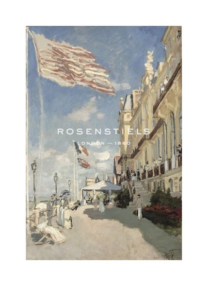 Claude Monet Hand Numbered Limited Edition Print on Paper :"Hotel des Roches Noires, Trouville, 1870"