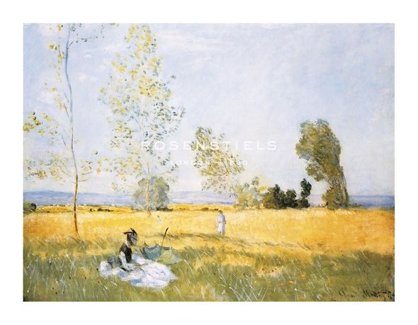 Claude Monet Hand Numbered Limited Edition Print on Paper :"In a Summer Meadow"