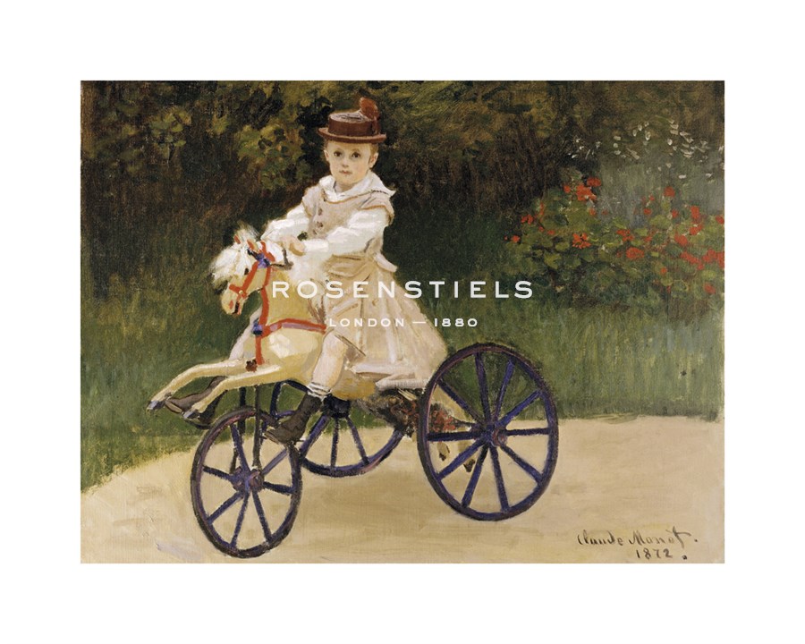 Claude Monet Hand Numbered Limited Edition Print on Paper :"Jean Monet on his Hobby Horse, 1872"