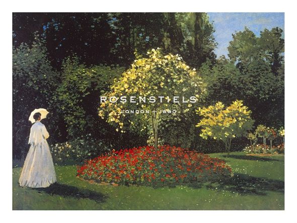 Claude Monet Hand Numbered Limited Edition Print on Paper :"Jeanne-Marguerite Lecadre in the Garden"