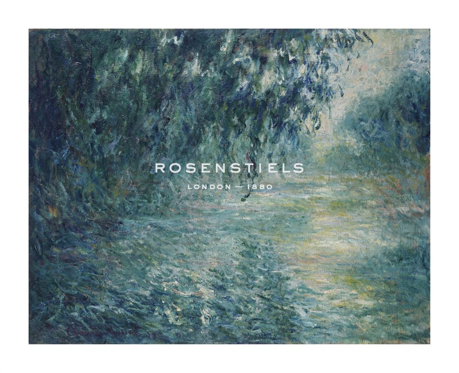 Claude Monet Hand Numbered Limited Edition Print on Paper :"Morning on the Seine, 1898"