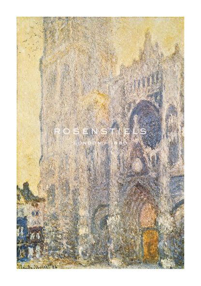 Claude Monet Hand Numbered Limited Edition Print on Paper :"Rouen Cathedral"