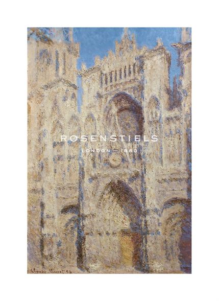 Claude Monet Hand Numbered Limited Edition Print on Paper :"Rouen Cathedral. The portal and the Tour Saint-Romain, Full Sun, 1893"