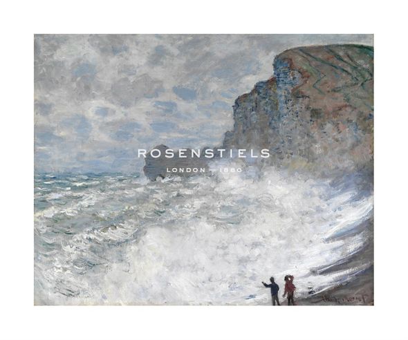 Claude Monet Hand Numbered Limited Edition Print on Paper :"Rough Weather at Etretat"