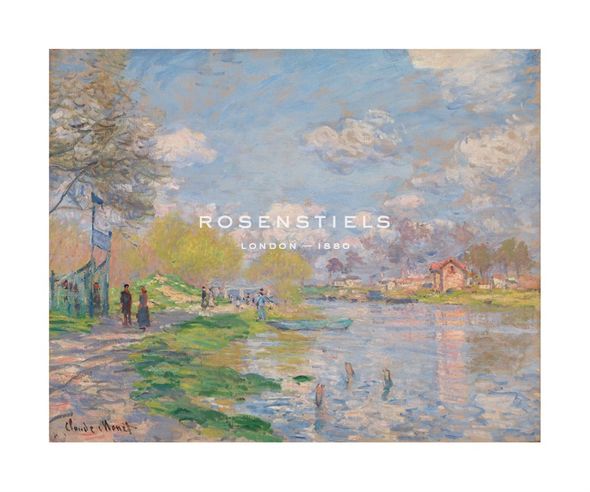 Claude Monet Hand Numbered Limited Edition Print on Paper :"Spring by the Seine, 1878"
