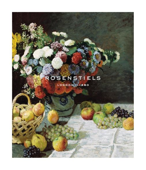 Claude Monet Hand Numbered Limited Edition Print on Paper :"Still Life with Flowers and Fruit, 1869"
