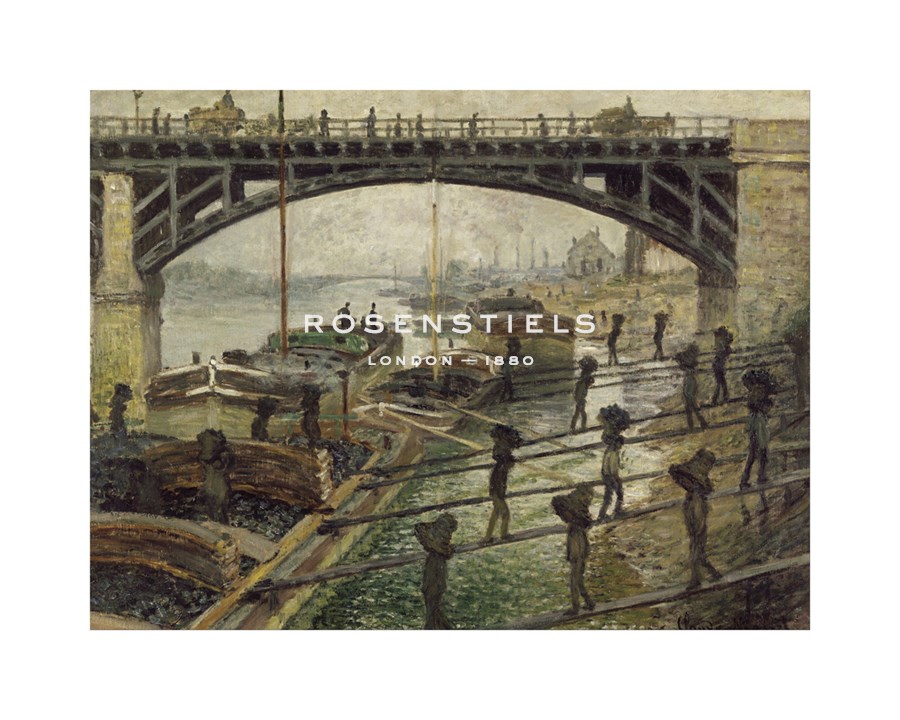 Claude Monet Hand Numbered Limited Edition Print on Paper :"The Coalmen, c.1875"