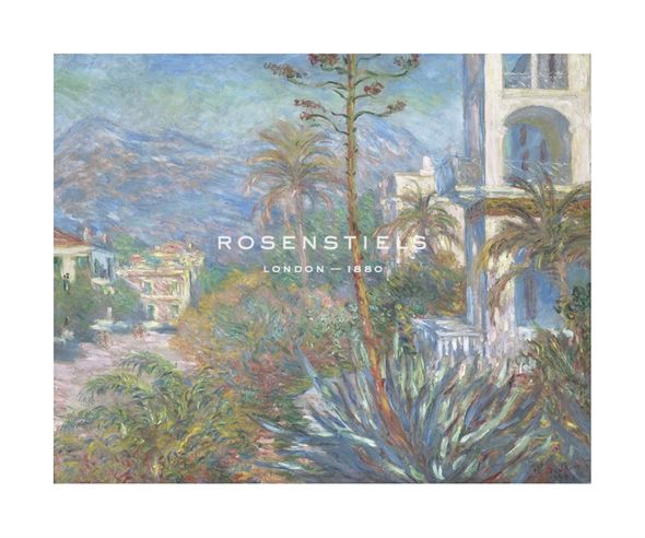 Claude Monet Hand Numbered Limited Edition Print on Paper :"Villas at Bordighera, 1884"