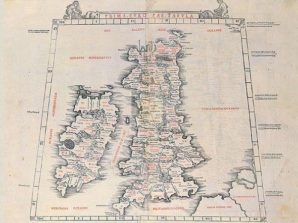 Claudius Ptolemy Hand Numbered Limited Edition Print on Paper :"Prima Europae Tabula, 1511"
