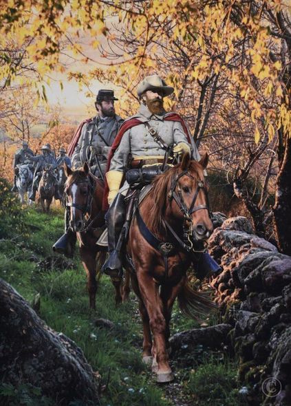 John Paul Strain Hand Signed and Numbered Limited Edition Print:"Surrounded"