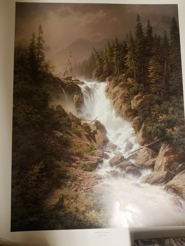 Collectors Signed and Numbered Limited Edition Lithograph: "Wilderness Thunder"