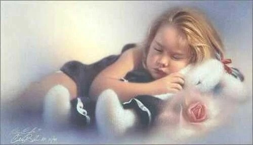 Collin Bogle Signed and Numbered Limited Edition 995 Lithograph: "Velveteen Dreams"
