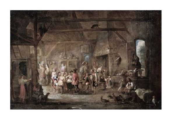 Cornelis De Wael Fine Art Open Edition Giclée:"At the Bar"