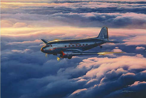 Craig Kodera Artist Proof Limited Edition Print:"Fifty Years a Lady DC-3"