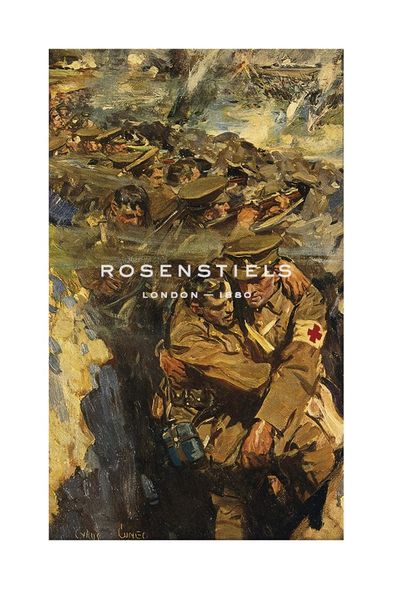 Cyrus Cincinnati Cuneo Hand Numbered Limited Edition Print on Paper :"The Red Cross in the Trenches"