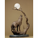 D.J. Shinn Handcrafted Solid Bronze Sculpture:"Full Moon"