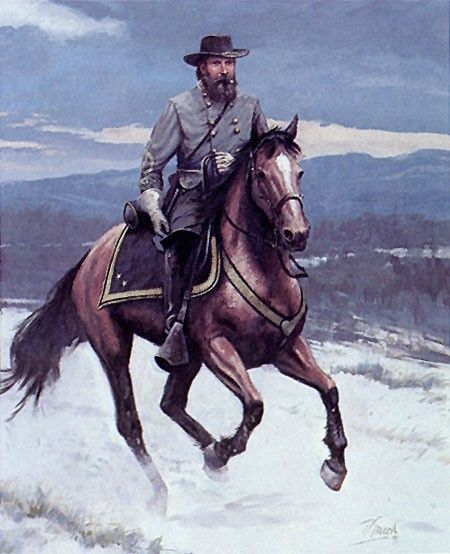 DALE GALLON 12X16 Secondary Market Art: "JAMES LONGSTREET"