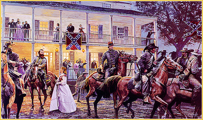 DALE GALLON 14X24 Secondary Market Art: "SABERS & ROSES"