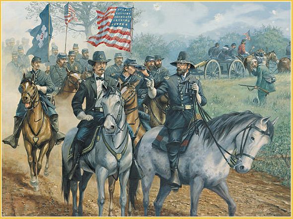 DALE GALLON 23X16 Secondary Market Art: "IT MAY AS WELL BEGIN"