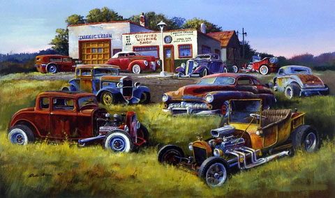 Dale Klee Print-Signed and Numbered:"The Welding Shop"