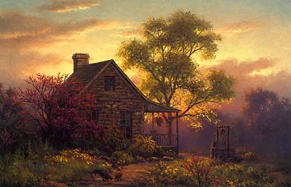 Dalhart Windberg Limited Edition Lithograph: "Blush of a Country Morn"
