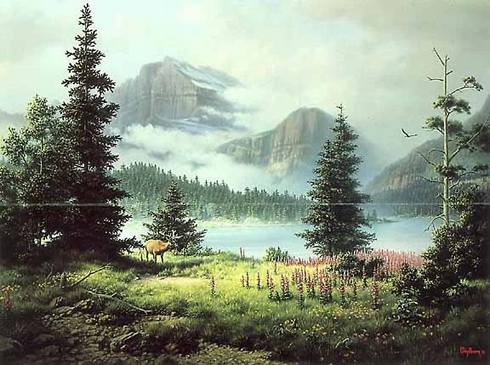 Dalhart Windberg Limited Edition Lithograph: "Majestic Highlands" Dalhart Windberg Limited Edition Lithograph: "Majestic Highlands"