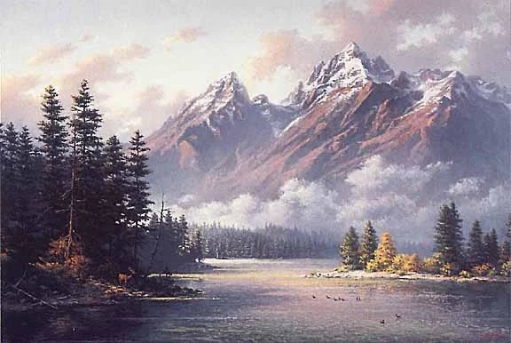 Dalhart Windberg Limited Edition  Lithograph: "Our Spectacular Surroundings"