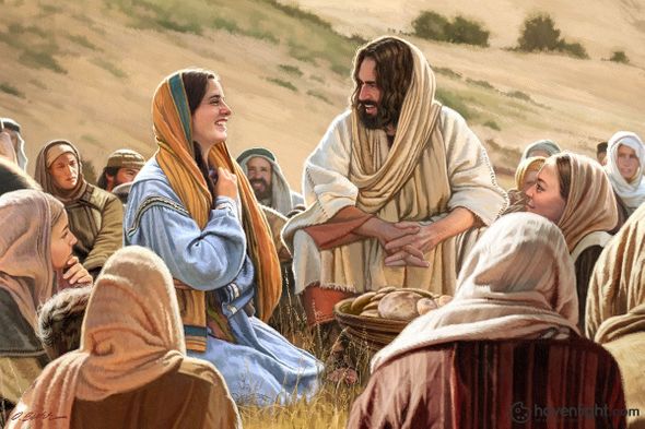 Dan Burr Fine Art Canvas Giclee: "Followers of Jesus"