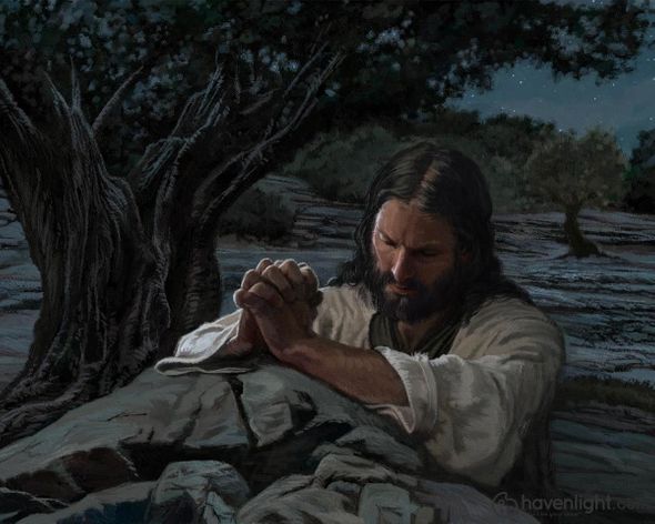 Dan Burr Fine Art Canvas Giclee: "Gethsemane"