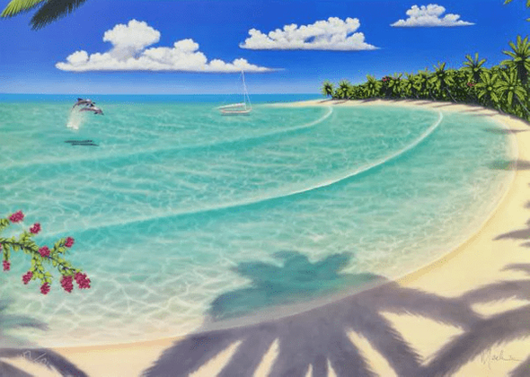 Dan Mackin Limited Edition Lithograph on Paper: "On Holiday"