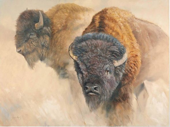 Grant Hacking 24x36 Gallery Wrap Canvas Art:"When the Dust Settles"