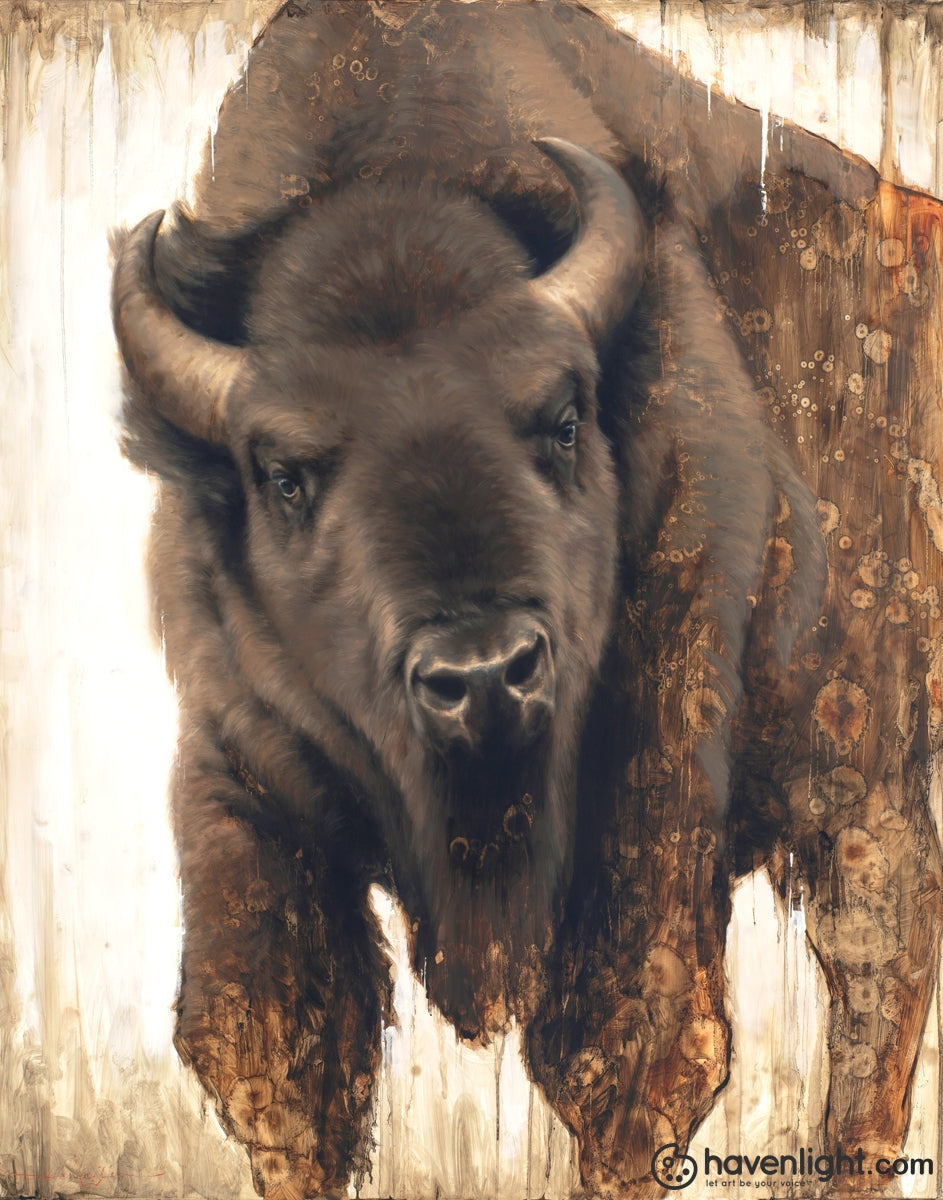 Dan Wilson Fine Art Canvas Giclee: "Strength"