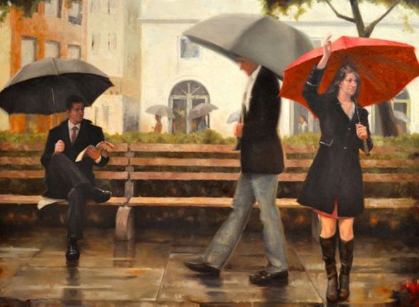 Daniel Del Orfano Limited Edition Hand Embellished Giclee on Canvas:"A Fleeting Moment"