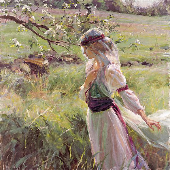 Daniel F. Gerhartz Handsigned and Numbered Limited Edition Giclee on Textured Canvas: "Extending Grace"