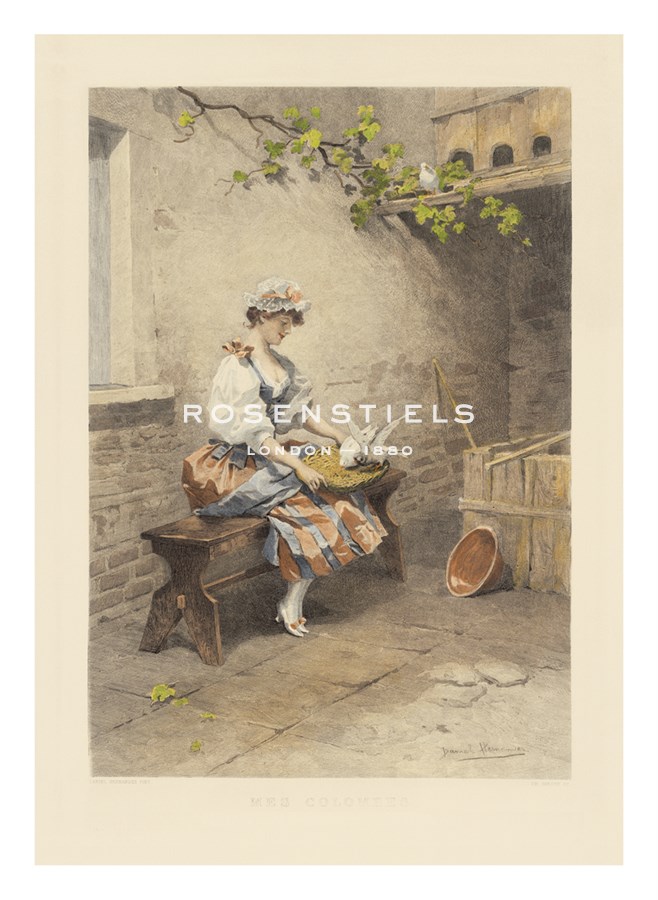 Daniel Hernandez Hand Numbered Limited Edition Print on Paper :"My Doves"