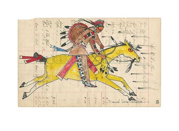 Daniel Long Soldier Hand Signed and Numbered Fine Art Gicl&eacute;e:"Last Arrow"