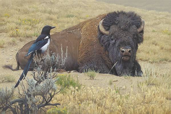 Daniel Smith Hand Signed and Numbered Limited Edition Canvas Giclee:"Prairie Home Companions"