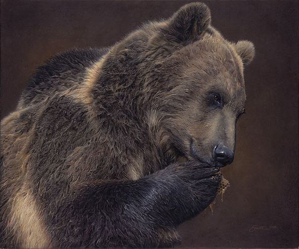Daniel Smith Handsigned and Numbered Limited Edition Gicl&eacute;e Canvas:"A Nose for Honey"