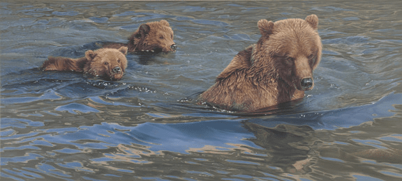 Daniel Smith Handsigned and Numbered Limited Edition Giclee: "Gone Fishing "