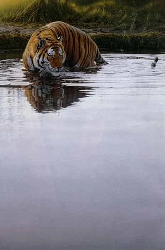 Daniel Smith Signed and Numbered Limited Edition  Lithograph: "Primal Instinct"