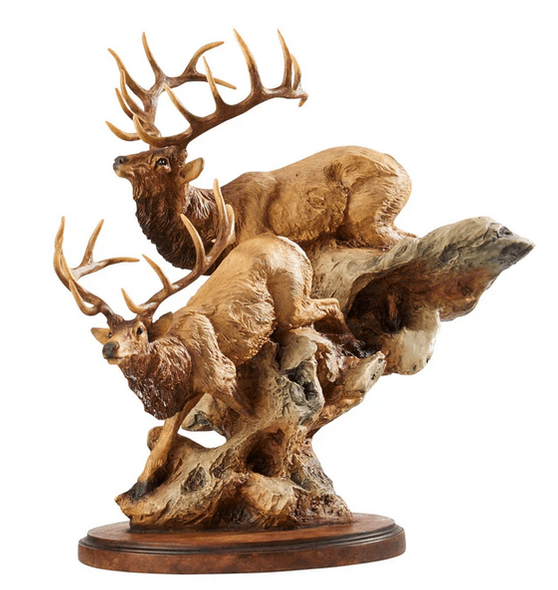 Danny Edwards Elk Sculpture: "Back Country"