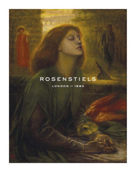 Dante Gabriel Rossetti Hand Numbered Limited Edition Print on Paper :"La Vita Nouova, 1863 (Beata Beatrix)"