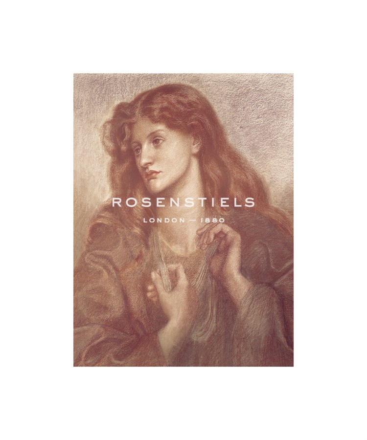 Dante Gabriel Rossetti Hand Numbered Limited Edition Print on Paper :"Study for a Portrait"
