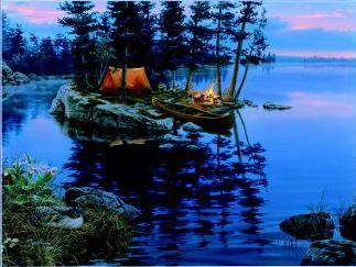 Darrell Bush Canvas Edition Print: "Breath of Spring"