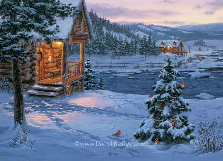 Darrell Bush Hand Signed and Numbered Limited Edition Giclee:"The Giving Tree"