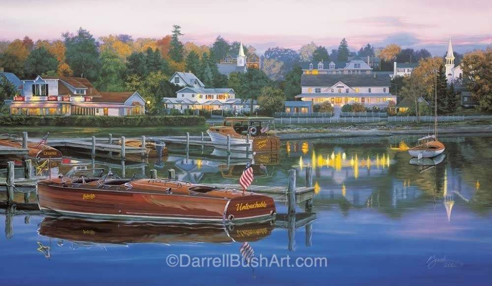 Darrell Bush Hand Signed and Numbered Limited Edition Giclee:"The Legend Lives On"