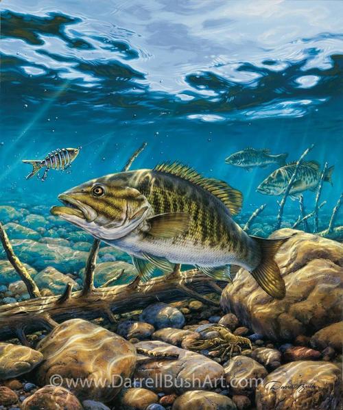 Darrell Bush Hand Signed and Numbered Limited Edition Giclee:"Time to Strike"