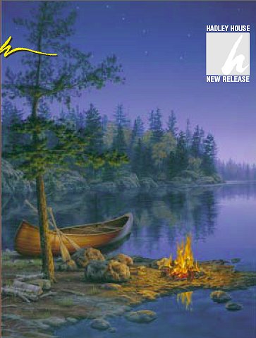 Darrell Bush Handsigned and Numbered Limited Edition Retrospective Giclee on Canvas:"Under the Stars "