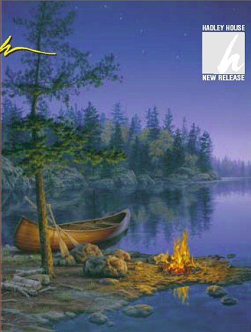 Darrell Bush Handsigned and Numbered Limited Edition Retrospective Giclee on Canvas:"Under the Stars "
